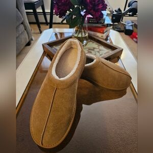 KAYA Woman's Genuine Suede Clog Slippers